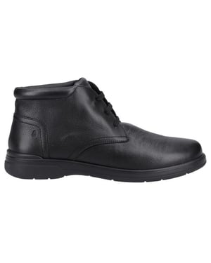 Hush Puppies Mens Malcolm Leather Chukka Boots (Black)