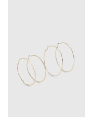 Large Hoop Earrings 2 Pack