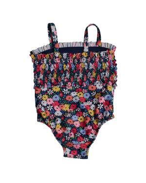 Zwempak met rimpels voor babymeisjes 802246