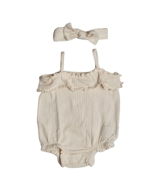 2-Piece Bodysuit and Headband Set 875139 for Baby Girl