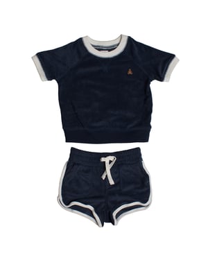 Babyhandduk T-shirt och shorts set 869450