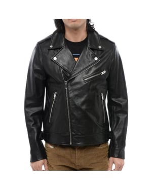 Diesel L-garrett-r Zwart Leren Jack