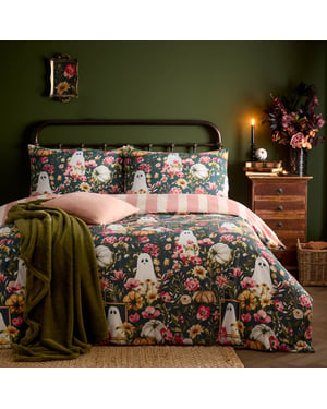Furn Bootanical Printed Reversible Duvet Cover Set, Multicolour
