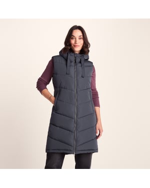 Ranskill Womens Gilet Washed Blue