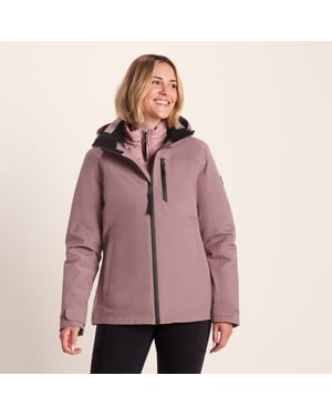 Beverley Womens Waterproof 3in1 Jacket Mauve