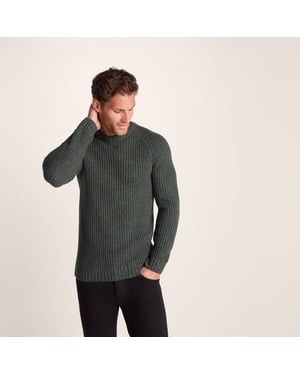 Leonard Mens Knitted Jumper Mid Grey