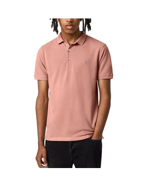 All Saints Mens Polo Shirt Reform Summer Pique Casual Short Sleeve Pullover Tee
