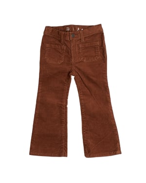 Corduroy Flare Byxor 430268 för Flickor