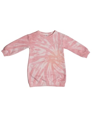 Batikfärgad sweatshirtklänning 763865 för flickor