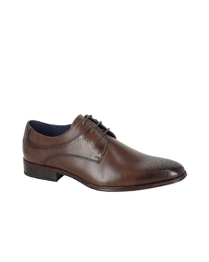 Goor 3 Eye Brogue Mens Gibson Shoes