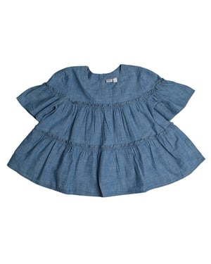 Short Sleeve Ruffle Blouse 856269 for Girls