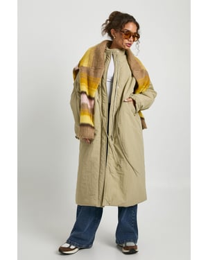 Oversized Cinched Waist Parka