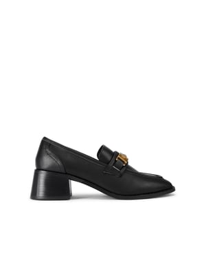 Kurt Geiger London Leather Kingsley Heel Loafer Loafers