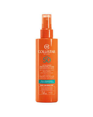 Collistar SPF50 Lichaams Actieve Bescherming Melk Spray voor Gevoelige Huid - 200ml