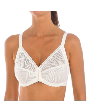 P08GB women's wireless bra with elastic sides, comfortable and adaptable design for women