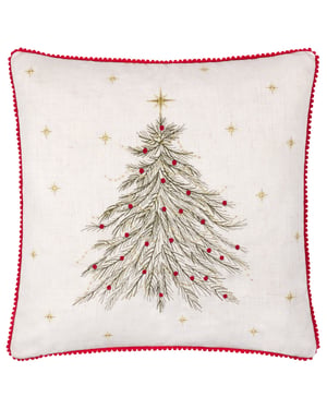 Wylder Nature Twinkling Tree Embroidered Cushion Cover