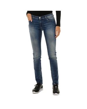 Women's 6X5J23-5D0FZ Long Jeans