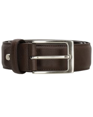 Zenino Lederen riem carson donkerbruin cm