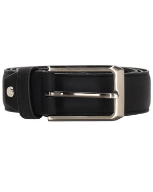 Zenino Lederen riem colton zwart cm