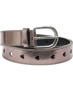 Fabienne Chapot Cut it out heart belt metallic