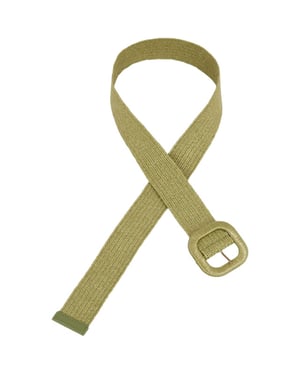 King Louie Raffia belt matcha green