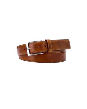 Michaelis Belt leather brushed met stiksel