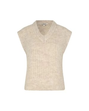 mbyM Cassandra-m vest oat melange -