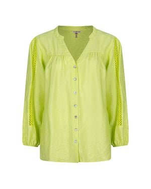 Esqualo Blouse sp24-15015 lime