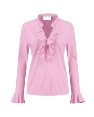 Helena Hart 7257 blouse ruche rose