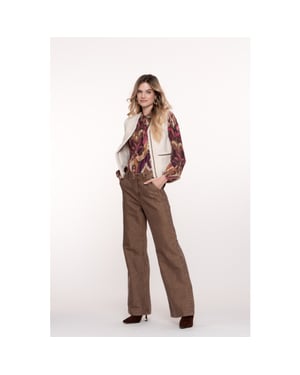 Geisha Jeans flair camel