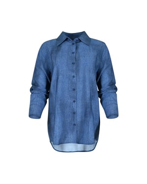 Maicazz Wi24.20.003 lenna blouse vintage blue