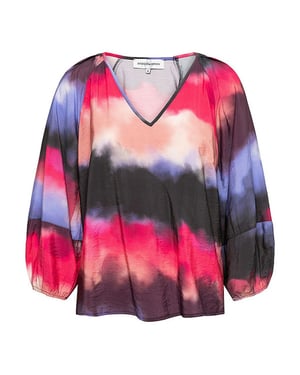 &Co Woman &co women blouse eden watercolor pink multi