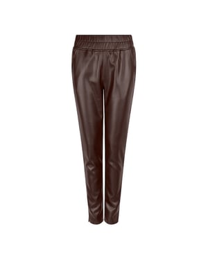Esqualo Broek f24-11512 chocolate