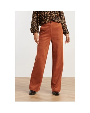 Smashed Lemon Damessuède broek |