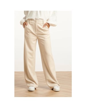 Smashed Lemon Damessuède broek |