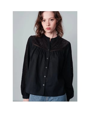 Grace & Mila E broderie blouse nolisa
