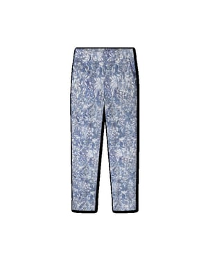 Helena Hart 7306deni- broek ziggy print deni