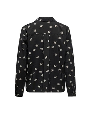 Jacqueline de Yong Camille l/s loose v-neck shirt