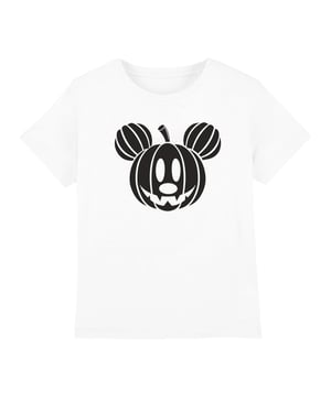 Disney Kinderen/Kinderen Mickey Mouse Pompoenhoofd T-shirt (Wit)