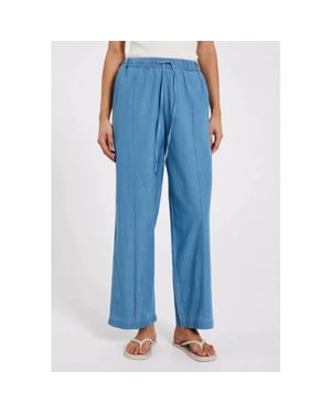 Norr Rosa pants blue denim -