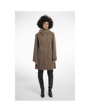 Rino & Pelle Reversible hooded coat -