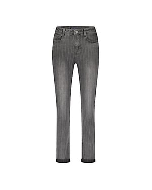 Red Button Broek srb4620 patty pinestripe grey denim