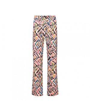 Red Button &co women broek tamara multi ikat flamingo