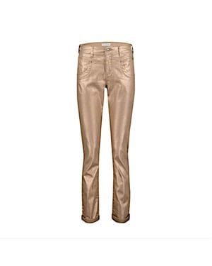 Red Button Broek srb4289 relax sparkle bronze