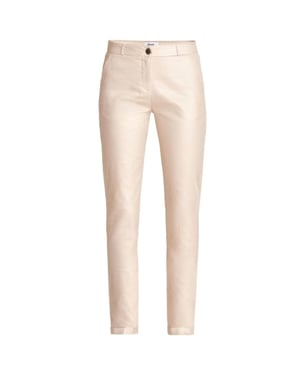 Zizo Broek psp24.6001 gold pied de poule