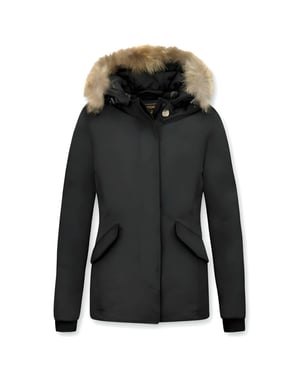 Beluomo Bontjassen winterjas wooly kort