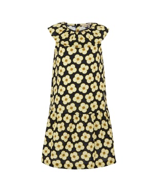 Regatta Meisjes Orla Kiely Spinning Bloemenjurk (Zwart)