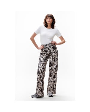 Catwalk Junkie 03023207 loose fit zebra jeans