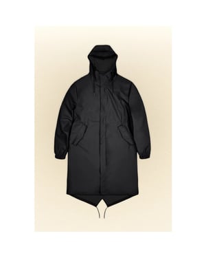 Rains 1814 fishtail parka black