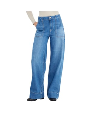 Cup of Joe High waist wide leg medium blue